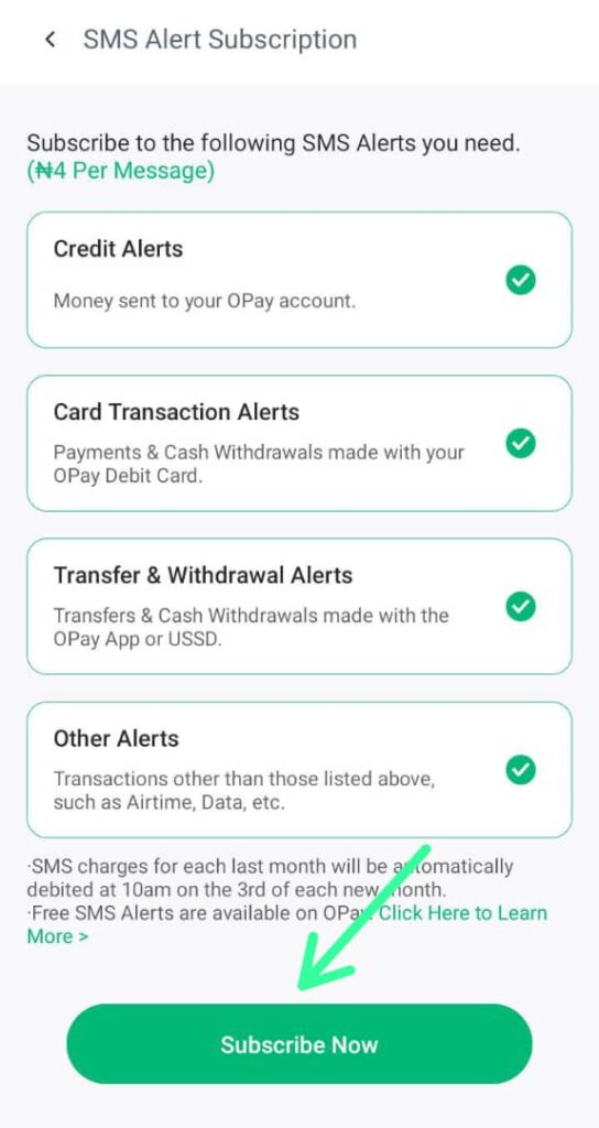 How to Set OPay SMS Alert in 5 Minutes